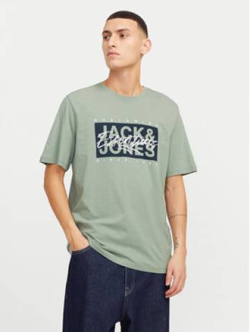 Jack&Jones Футболка Colton 12268439 Зелений Standard Fit Jack&Jones Футболка Colton 12268439 Зелений Standard Fit