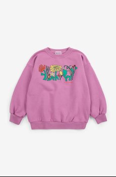 Детская хлопковая кофта Bobo Choses Color Herbalist relaxed sweatshirt