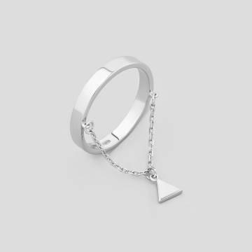 Серебряное кольцо Minimal ВС-602р-16 16 Серебряное кольцо Minimal ВС-602р-16 16