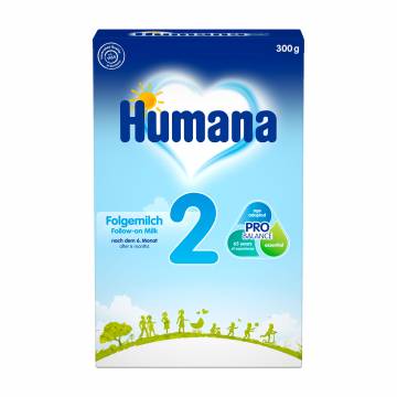 Молочная сухая смесь Humana 2 с 6 месяцев, 300 г Молочная сухая смесь Humana 2 с 6 месяцев, 300 г