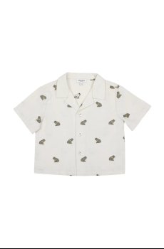 Детская рубашка с добавлением льна Donsje Deccie Shirt Frogs