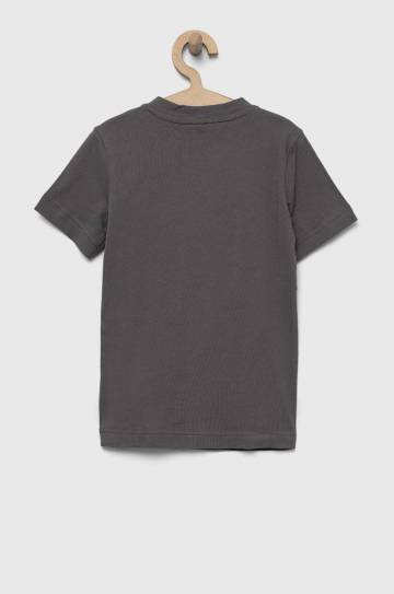Детская хлопковая футболка adidas Performance ENT22 TEE Y цвет серый с аппликацией Детская хлопковая футболка adidas Performance ENT22 TEE Y цвет серый с аппликацией