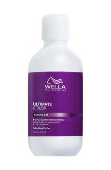 Безсульфатный шампунь Wella Professionals Ultimate Color Shampoo для сияния цвета и успокоения кожи головы, 100 мл