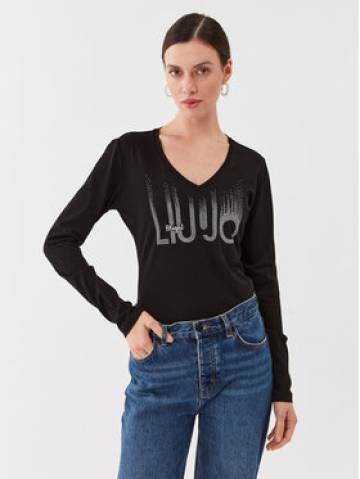 Liu Jo Блузка MF3269 J5923 Чорний Regular Fit Liu Jo Блузка MF3269 J5923 Чорний Regular Fit
