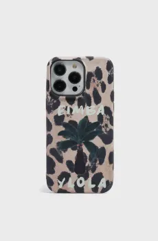 Женский бежевый чехол с узором для iPhone 15 Pro Max Бежевый ONESIZE Bimba Y Lola 261BAFT06.25090
