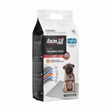 Пеленки для собак AnimAll Puppy Training Pads с активированным углем, 60*90 см, 10 шт