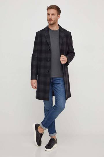 Хлопковая футболка Pepe Jeans Dave Tee мужская цвет серый с принтом PM509231 Хлопковая футболка Pepe Jeans Dave Tee мужская цвет серый с принтом PM509231
