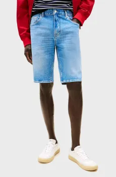 Мужские голубые джинсовые шорты BROOKLYN BAY INDIGO Голубой 34 Tommy Hilfiger MW0MW39195