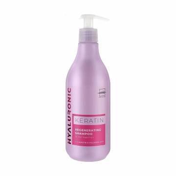 Восстанавливающий шампунь Unic Hyaluronic Keratin Regenerating Shampoo для ломких и поврежденных волос, 500 мл Восстанавливающий шампунь Unic Hyaluronic Keratin Regenerating Shampoo для ломких и поврежденных волос, 500 мл