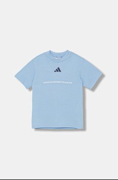 Детская хлопковая футболка adidas