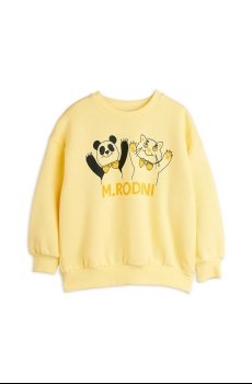 Детская хлопковая кофта Mini Rodini Panda & cat