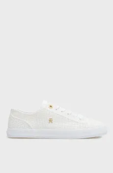 Женские белые кеды FOXING Белый 36 Tommy Hilfiger FW0FW09171