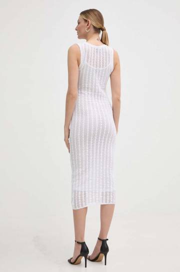 Платье Pinko цвет белый midi облегающее 103193 A1PY Платье Pinko цвет белый midi облегающее 103193 A1PY