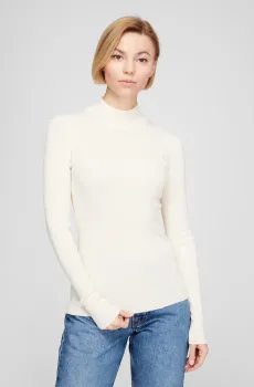 Женский белый гольф Белый M NA-KD 1100-004847