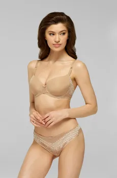 Женский бежевый бюстгальтер Бежевый 70D MARC&ANDRE S22-0115-RGM-LY