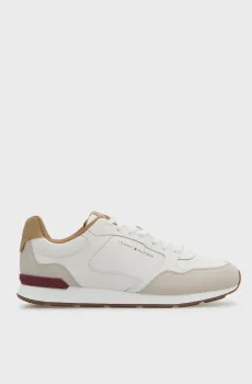 Мужские белые кожаные кроссовки LIGHT EVA RUNNER Белый 42 Tommy Hilfiger FM0FM05906