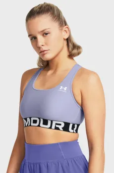 Женский сиреневый топ UA HG Authentics Mid Branded Сиреневый XS Under Armour 1383544-539
