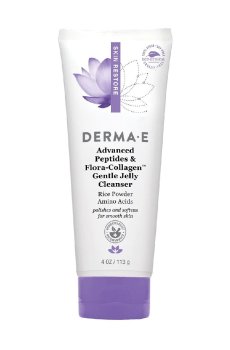 Нежный очищающий гель-желе для лица Derma E Advanced Peptides & Flora-Collagen, 113 г