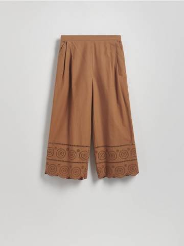 Reserved - LADIES` TROUSERS - золотисто-коричневий - YH542-82X Reserved - LADIES` TROUSERS - золотисто-коричневий - YH542-82X