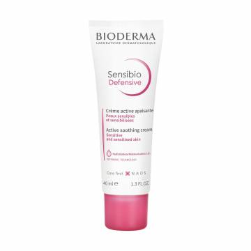 Легкий успокаивающий крем Bioderma Sensibio Defensive Cream для чувствительной кожи, 40 мл Легкий успокаивающий крем Bioderma Sensibio Defensive Cream для чувствительной кожи, 40 мл