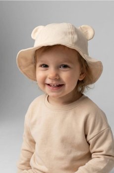 Бавовняна панама - бежевий