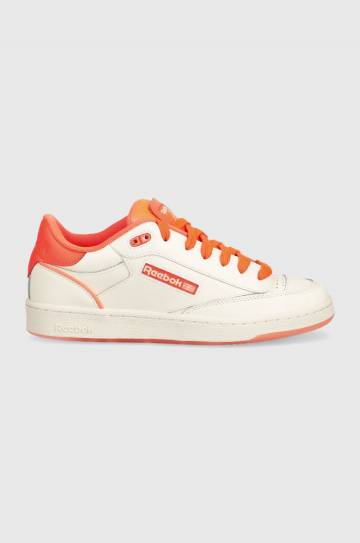 Кожаные кроссовки Reebok Classic Club C цвет бежевый 100074249 Кожаные кроссовки Reebok Classic Club C цвет бежевый 100074249