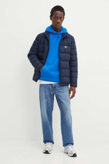 Куртка Tommy Jeans мужская цвет синий переходная DM0DM19614 Куртка Tommy Jeans мужская цвет синий переходная DM0DM19614