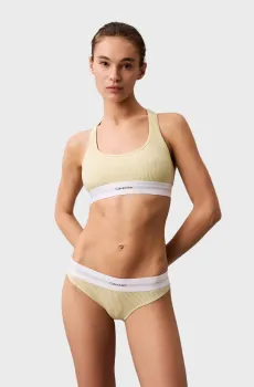 Женский желтый топ LIGHTLY LINED BRALETTE Желтый XS Calvin Klein LV00QF8018