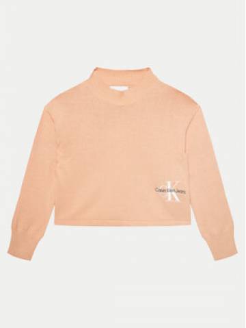Calvin Klein Jeans Светр Monogram IG0IG02548 Рожевий Regular Fit Calvin Klein Jeans Светр Monogram IG0IG02548 Рожевий Regular Fit