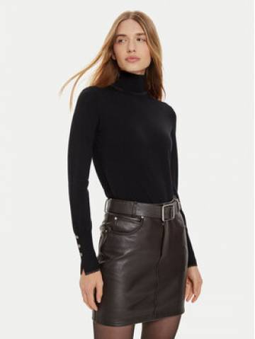 Liu Jo Гольф WF4008 MS49I Чорний Regular Fit Liu Jo Гольф WF4008 MS49I Чорний Regular Fit