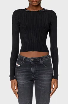 Женский черный джемпер M-ALEA MAGLIA Черный XS Diesel A14314 0KMAT