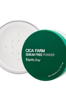 Матирующая рассыпчатая пудра для лица FarmStay Cica Farm Sebum Free Powder, 5 г
