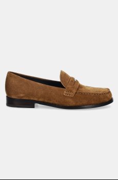 Замшевые мокасины Tory Burch Classic Penny Loafer