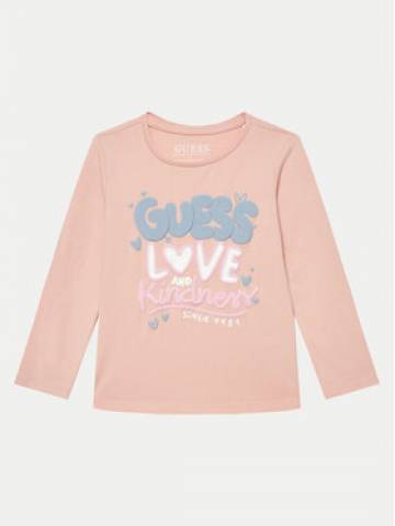 Guess Блузка K4BI06 J1314 Рожевий Regular Fit Guess Блузка K4BI06 J1314 Рожевий Regular Fit