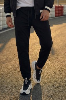 Спортивні штани джогери - чорний