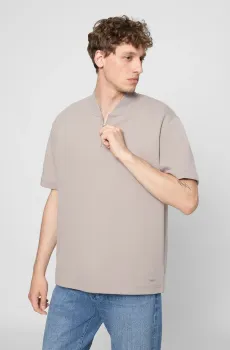 Мужская бежевая футболка Бежевый M PRPY PMTSHHZE0018