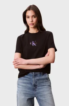 Женская черная футболка Черный XXS Calvin Klein Jeans LV047C856G