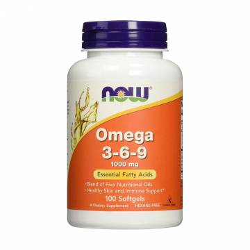Омега 3-6-9 NOW Foods Omega 3-6-9 1000 мг, 100 капсул Омега 3-6-9 NOW Foods Omega 3-6-9 1000 мг, 100 капсул