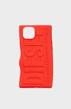 Красный чехол для телефона Diesel Silicone Case iP 15 Plus Красный ONESIZE Diesel 54118