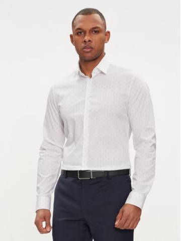Calvin Klein Сорочка Leaf Print K10K112593 Білий Slim Fit Calvin Klein Сорочка Leaf Print K10K112593 Білий Slim Fit