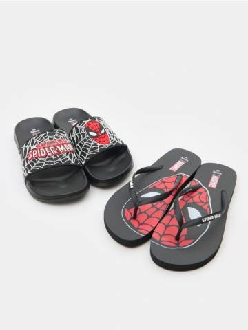 Шльопанці 2 pack Spider-Man - чорний Шльопанці 2 pack Spider-Man - чорний
