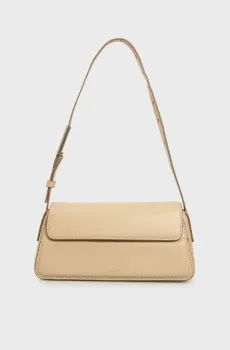 Женская бежевая сумка BELTED SMALL SHOULDER BAG Бежевый ONESIZE Calvin Klein LV04K3110G