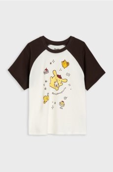 Бавовняна футболка з принтом PomPomPurin - різнобарвний