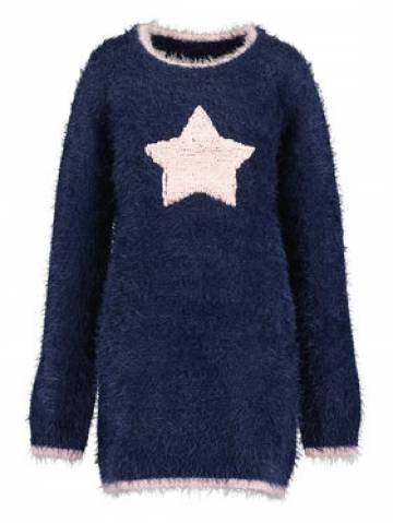 Blue Seven Трикотажна сукня 773666 X Cиній Regular Fit Blue Seven Трикотажна сукня 773666 X Cиній Regular Fit