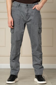 The Pant Project Men Classic Relaxed Fit Mid-Rise Stretchable Jeans