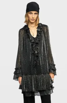 Женское черное платье Ralice Черный XS ZADIG&VOLTAIRE WWDR02562_BLACK