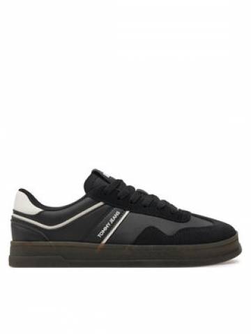 Tommy Jeans Снікерcи Tjw Court Sneaker EN0EN02552 Чорний Tommy Jeans Снікерcи Tjw Court Sneaker EN0EN02552 Чорний