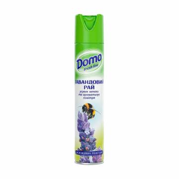 Освежитель воздуха domo Fresh Line Лавандовый рай, 300 мл Освежитель воздуха domo Fresh Line Лавандовый рай, 300 мл