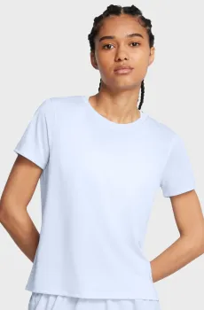 Женская голубая футболка UA LAUNCH SHORTSLEEVE Голубой XS Under Armour 1382434-464