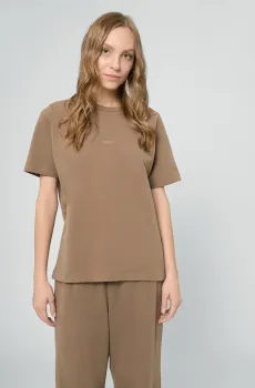 Женская бежевая футболка Бежевый XS PRPY PWTSHGOK0040